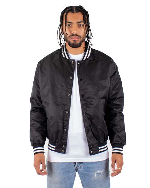 Shaka Wear Men's Varsity Bomber Jacket - SHVBJ